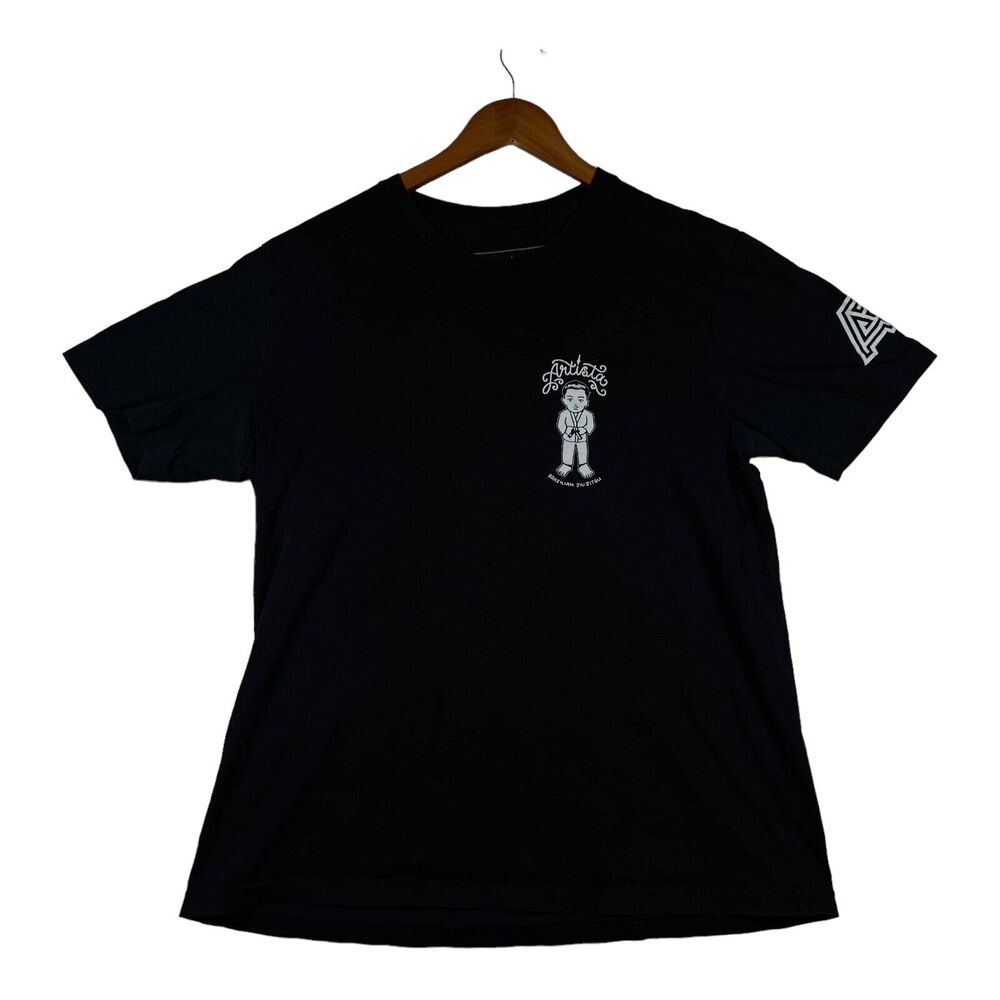 Brazilian Jujutsu Artista Men's Black Martial Arts Rare Indie T Shirt Black XL